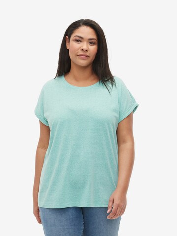 Zizzi Shirt 'Vava' in Groen: voorkant