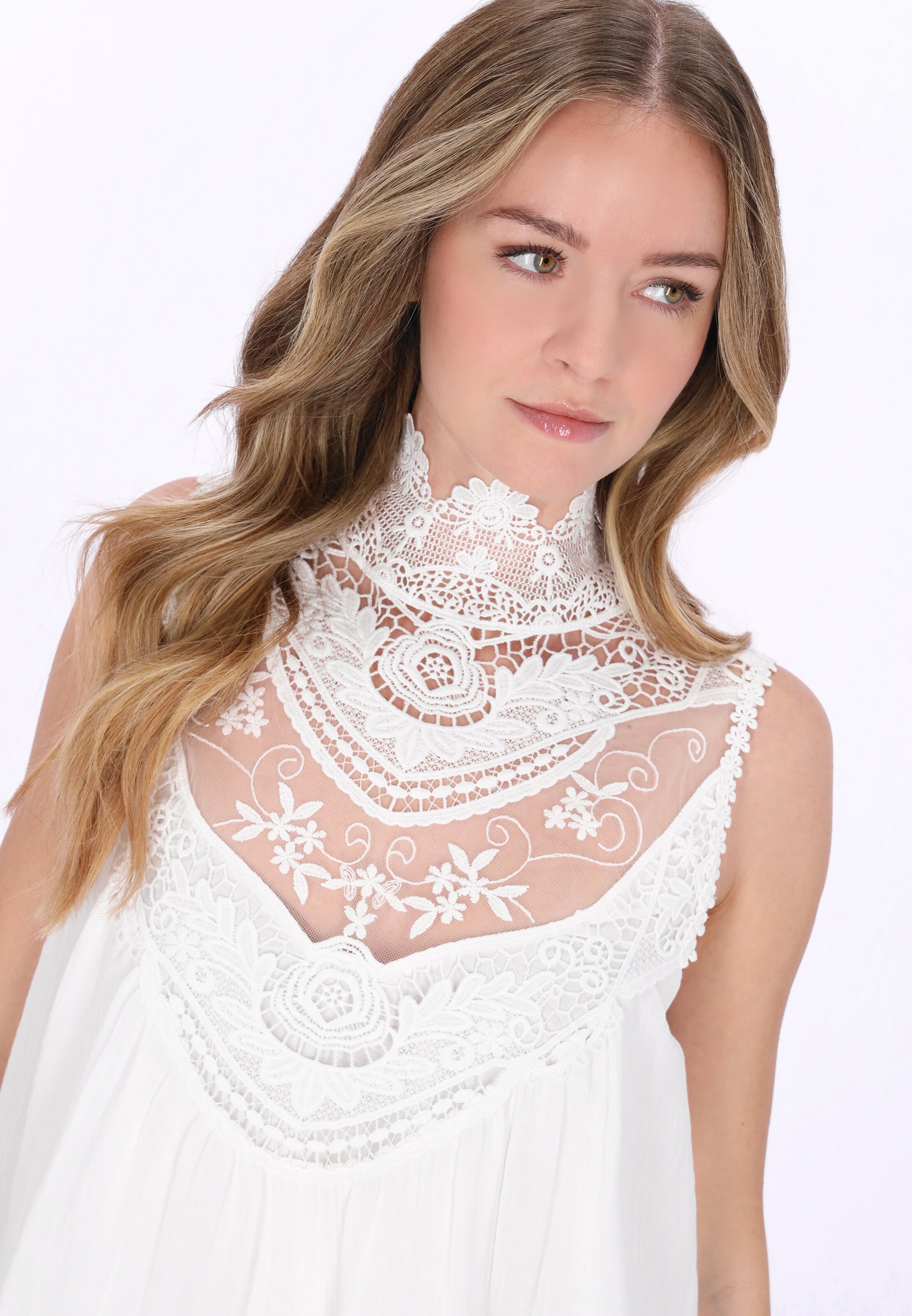 Haut DreiMaster Vintage en blanc