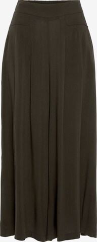 LASCANA Trousers with creases in Green: front