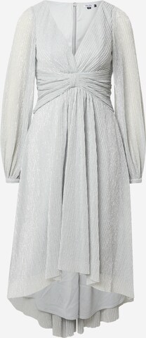 Chi Chi London Sukienka koktajlowa w kolorze srebrny: przód