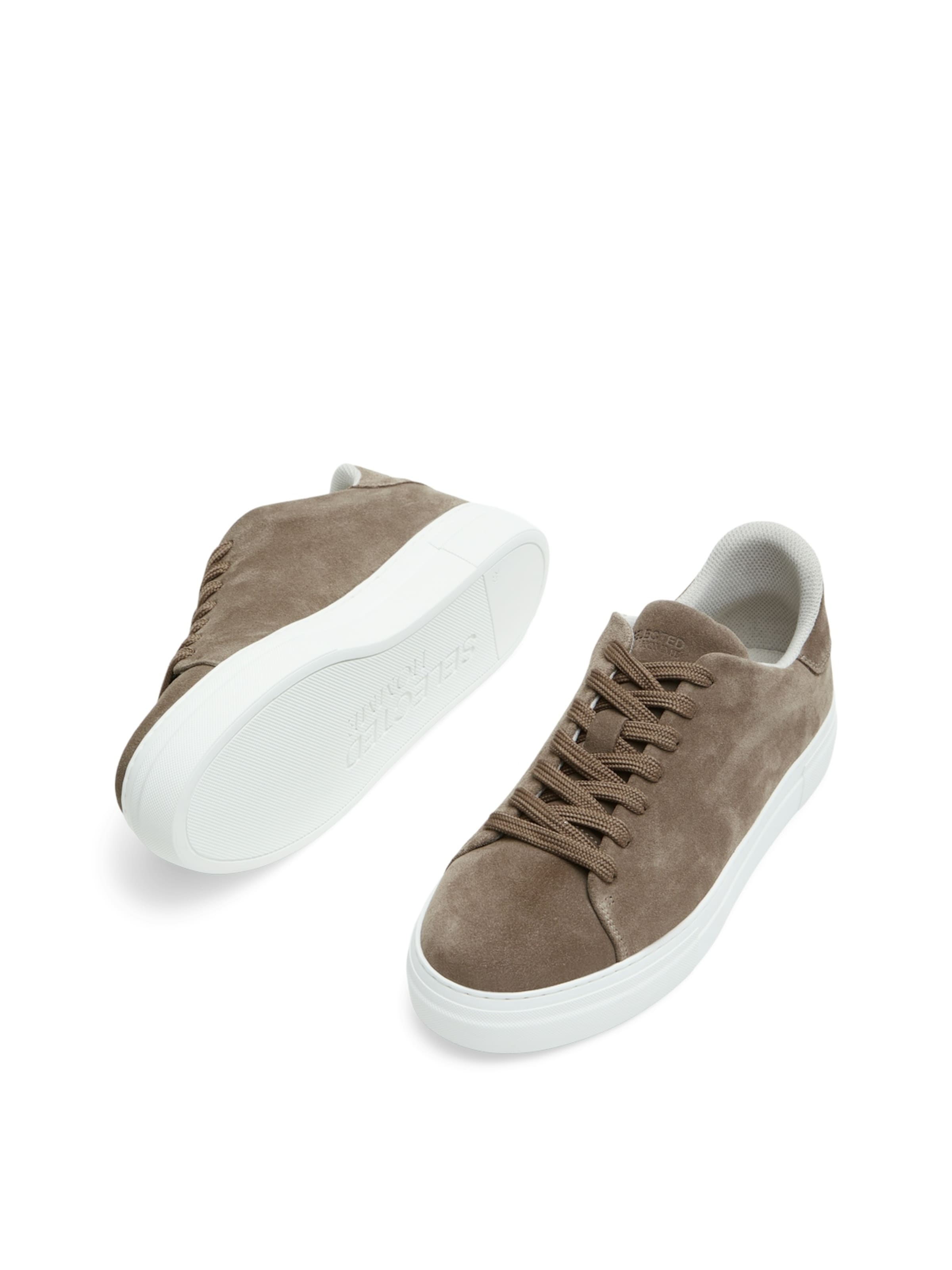 Sneaker low 'SLHDAVID' de la SELECTED pe maro