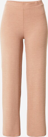 ABOUT YOU Regular Trousers 'Fenna' in Beige: front