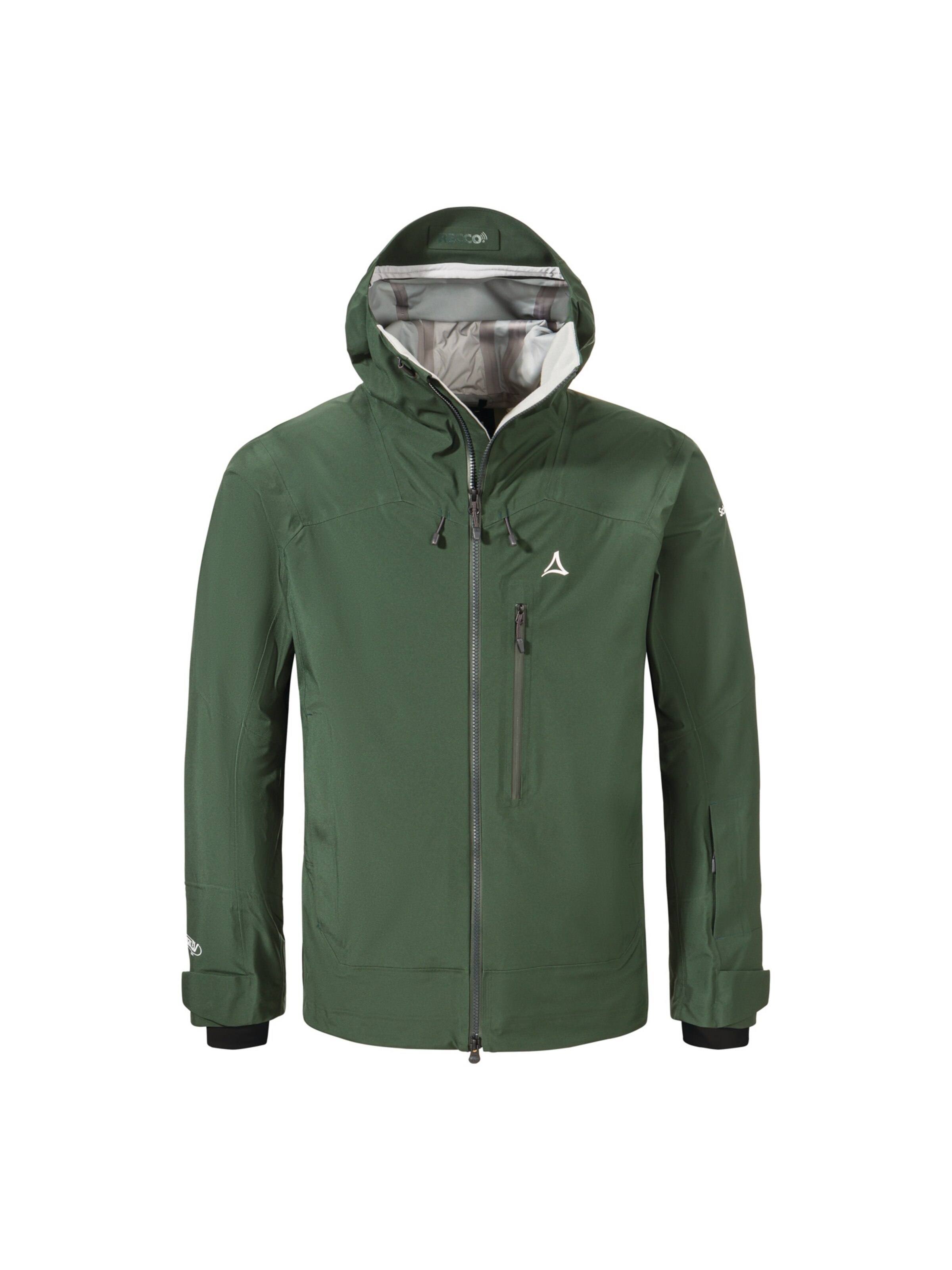 Veste outdoor ' 3L Jacket Pizac M ' Schöffel en vert : devant