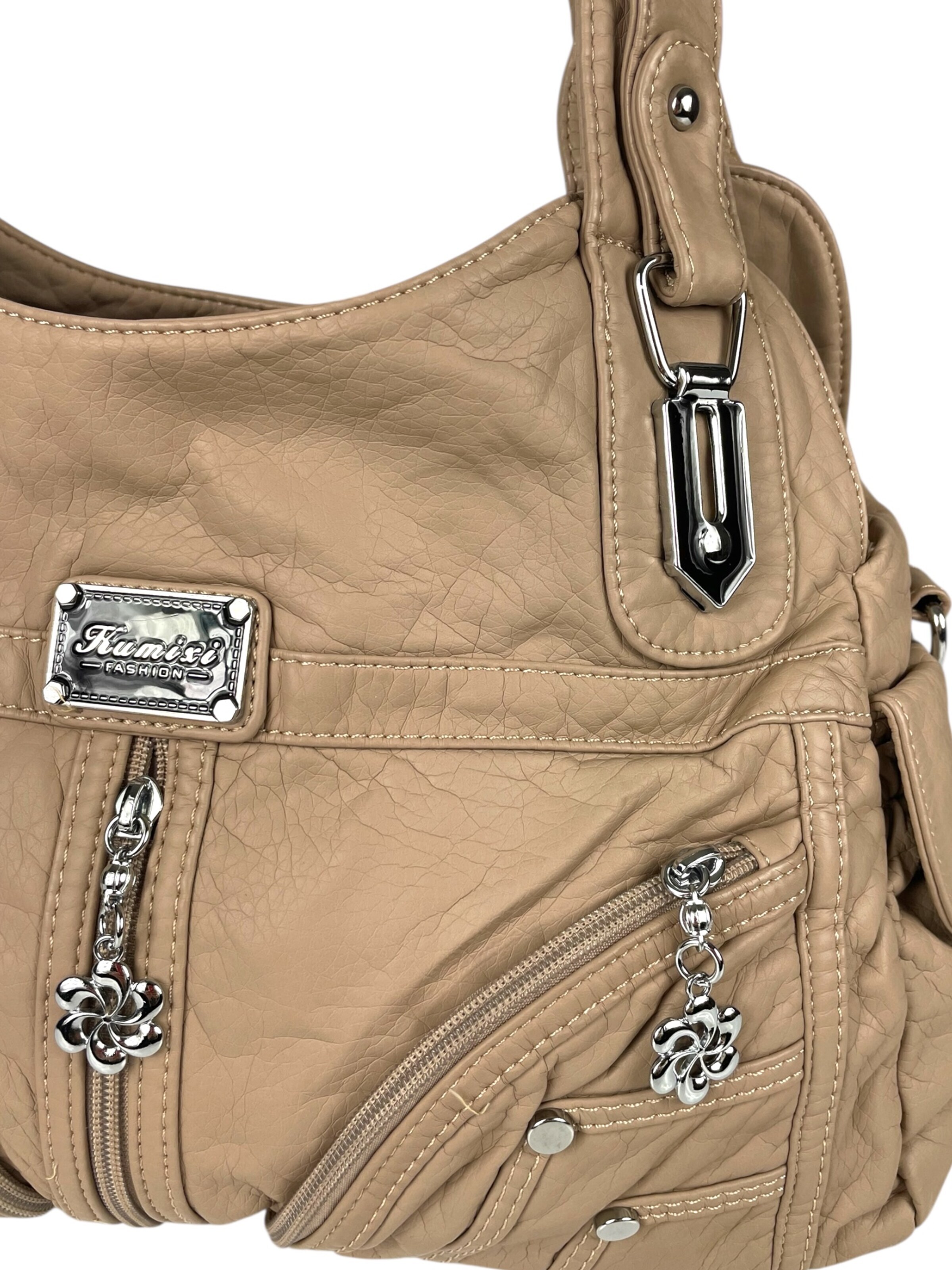 Borsa a spalla 'Schultertasche' di Kumixi in arancione
