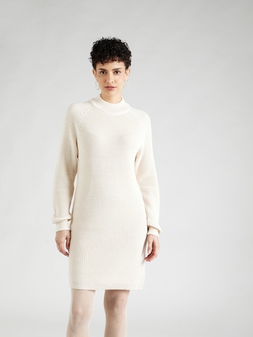 VERO MODA Strikkekjole 'FABULOUS' i beige: forside