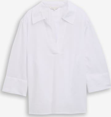 TOM TAILOR - Blusa en blanco: frente