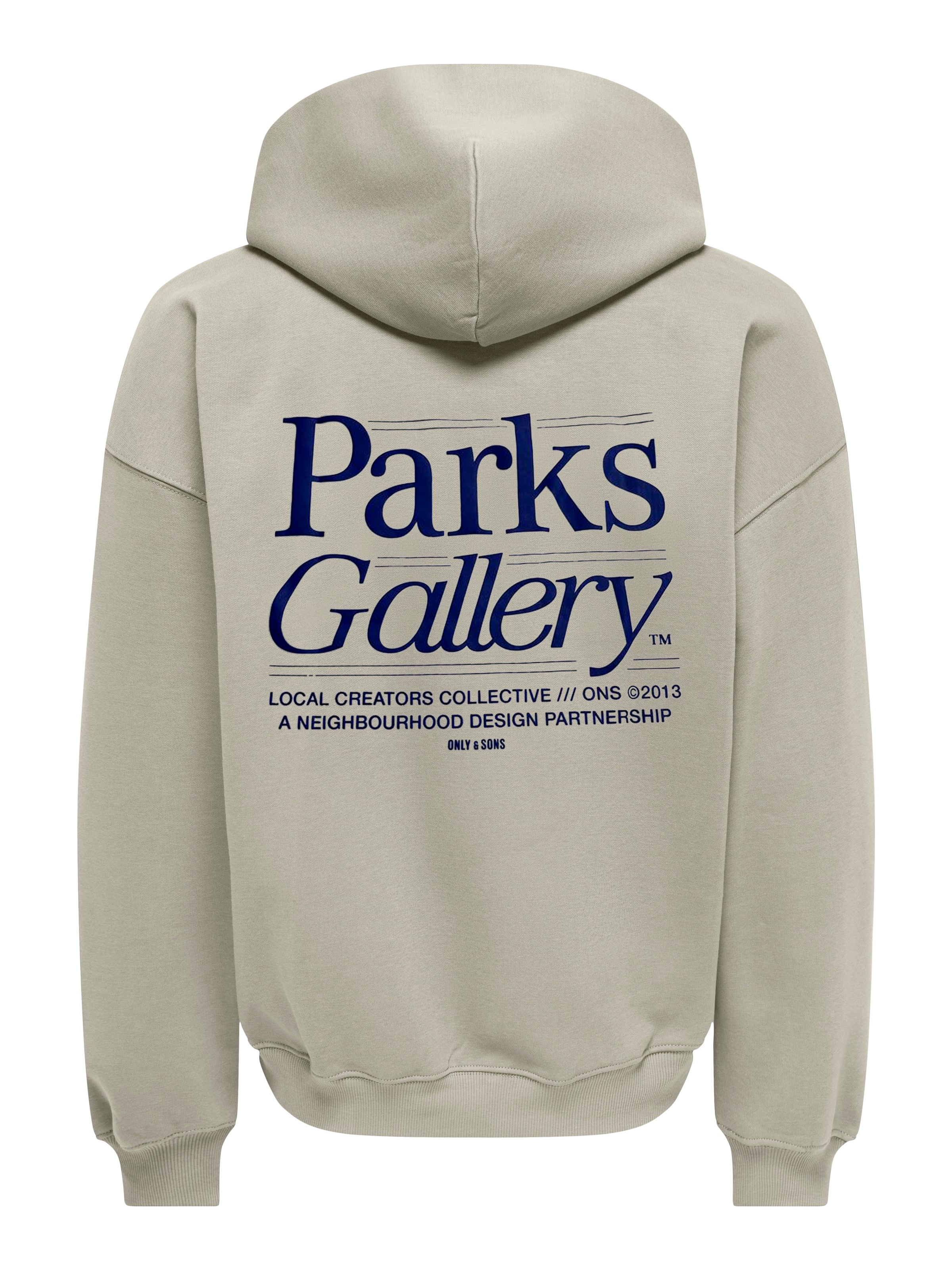 Only & Sons Sweatshirt 'ONSPARKS GALLERY' i grå