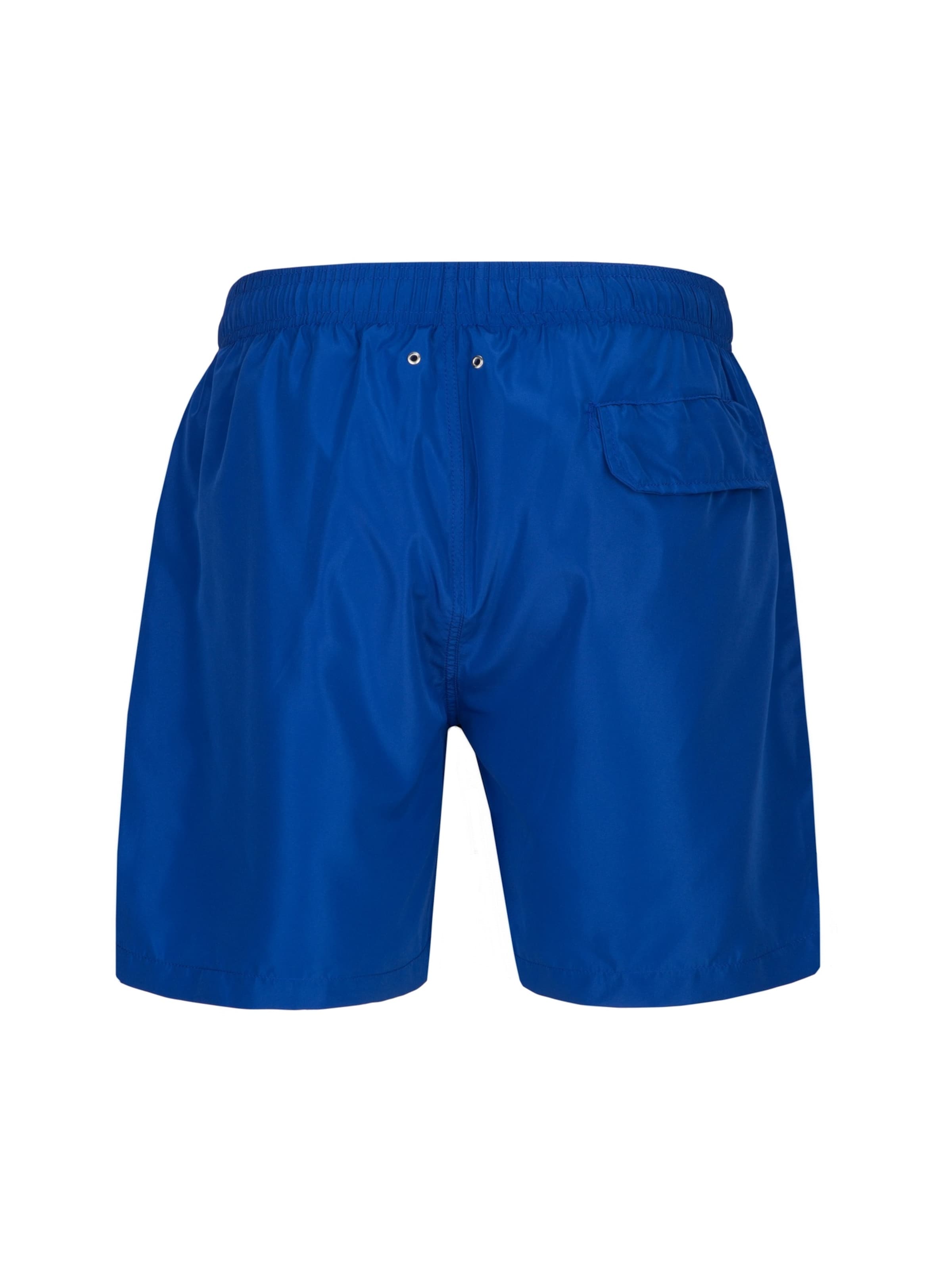 19V69 ITALIA Zwemshorts 'Siro Basic' in Blauw