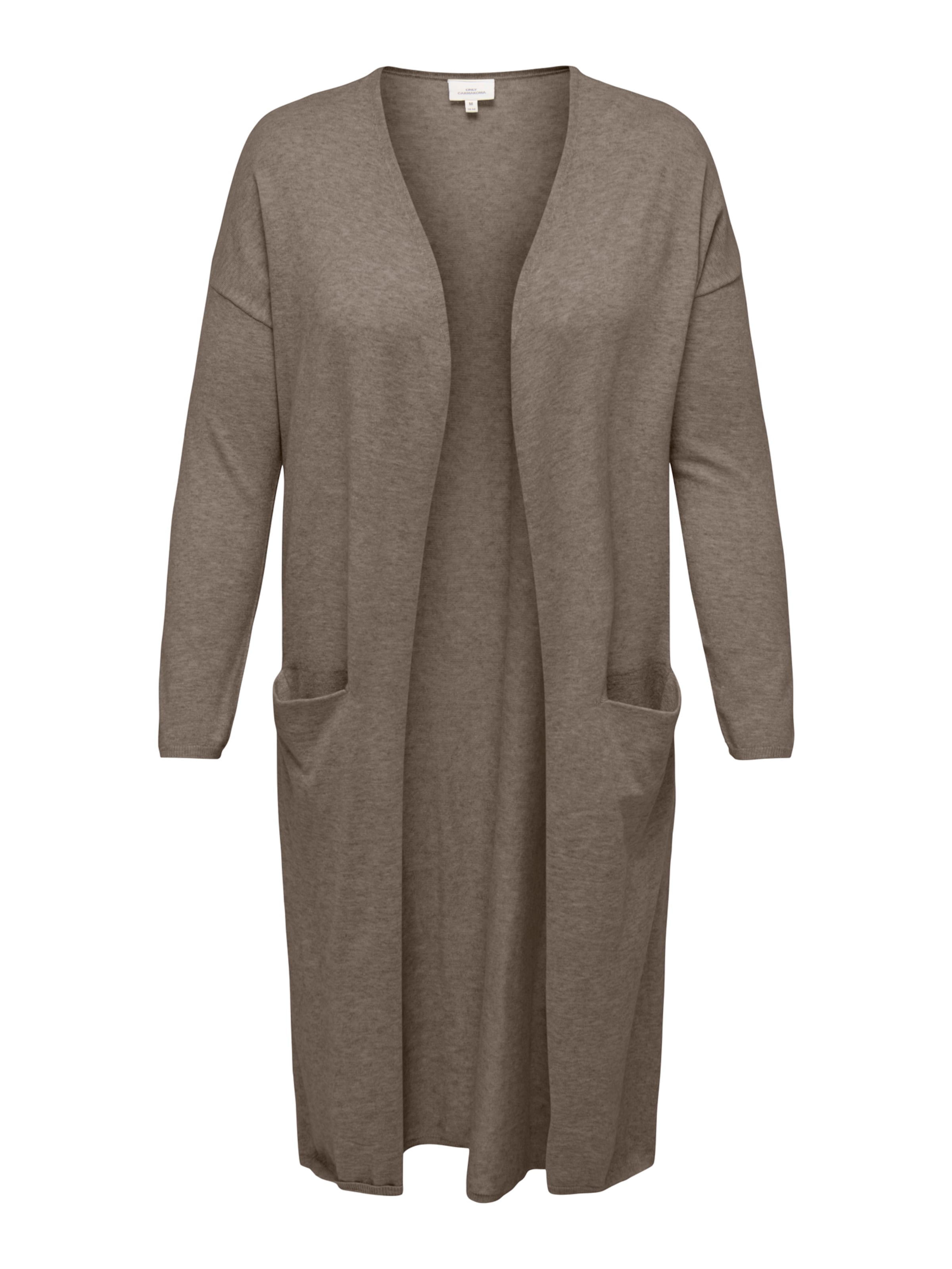 ONLY Carmakoma Вязаная кофта 'CARNEW ESLY' в Коричневый: спереди