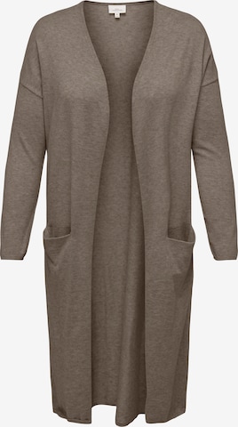 Cardigan 'CARNEW ESLY' ONLY Carmakoma en marron : devant