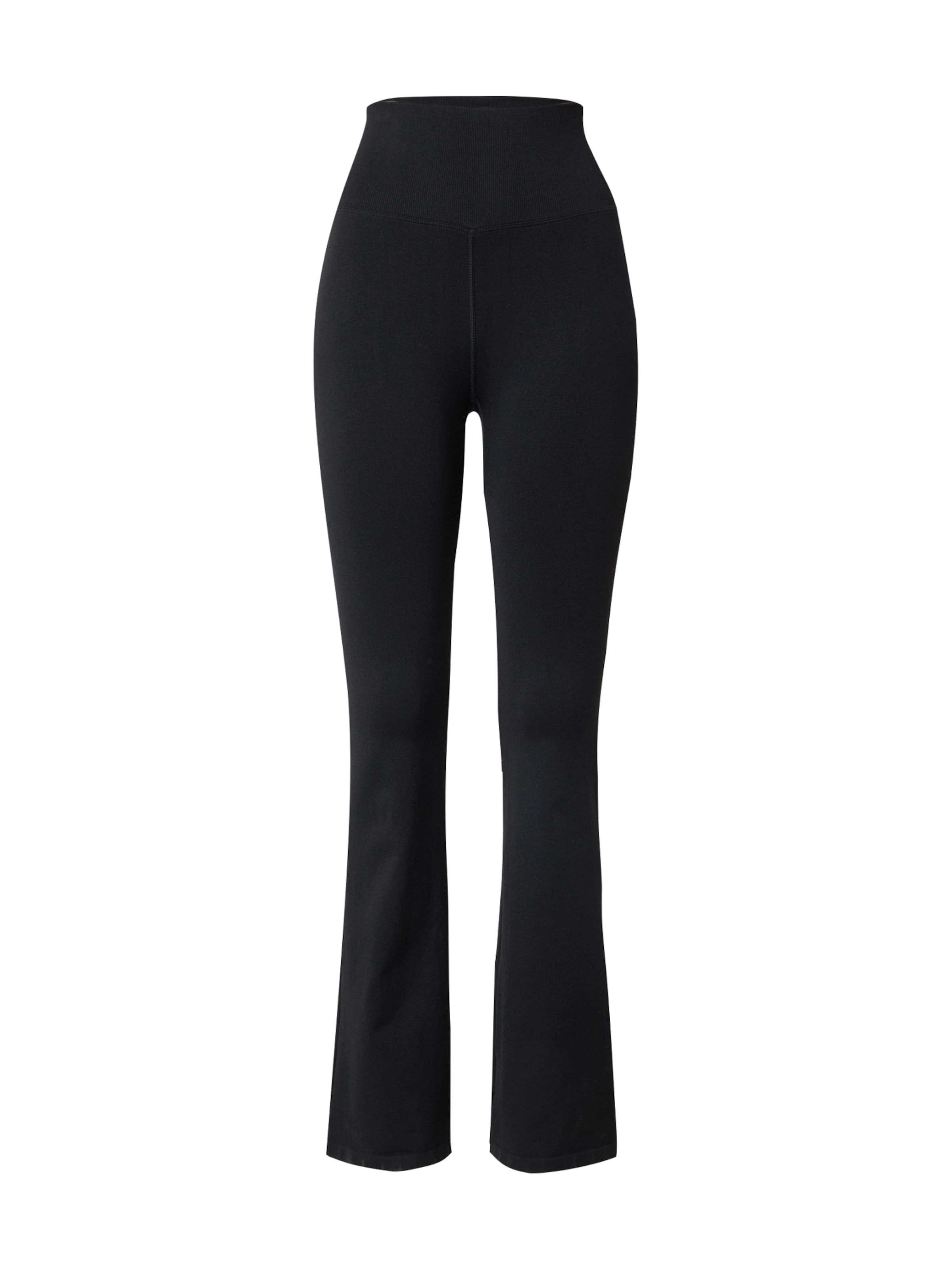 évasé Pantalon de sport Aim'n en noir : devant