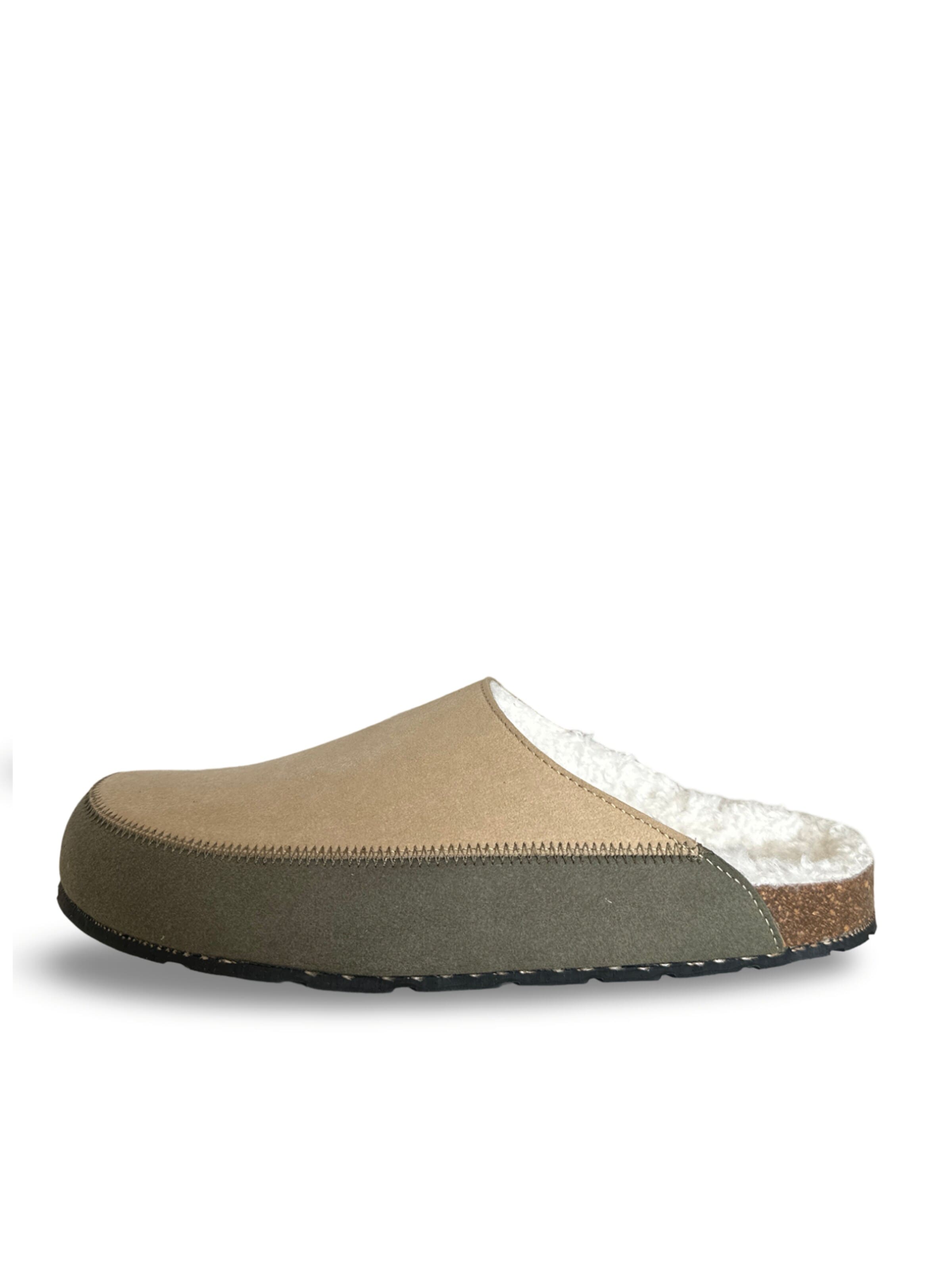 nae Vegan Shoes Klapki 'Suva' w kolorze beżowy: przód