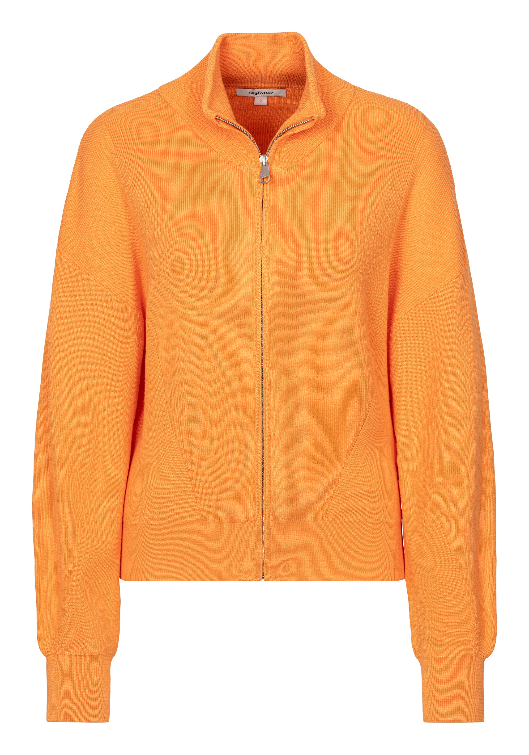 Ragwear Knit Cardigan in Orange: front