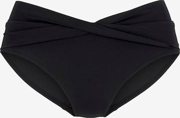 Bas de bikini LASCANA en noir : devant