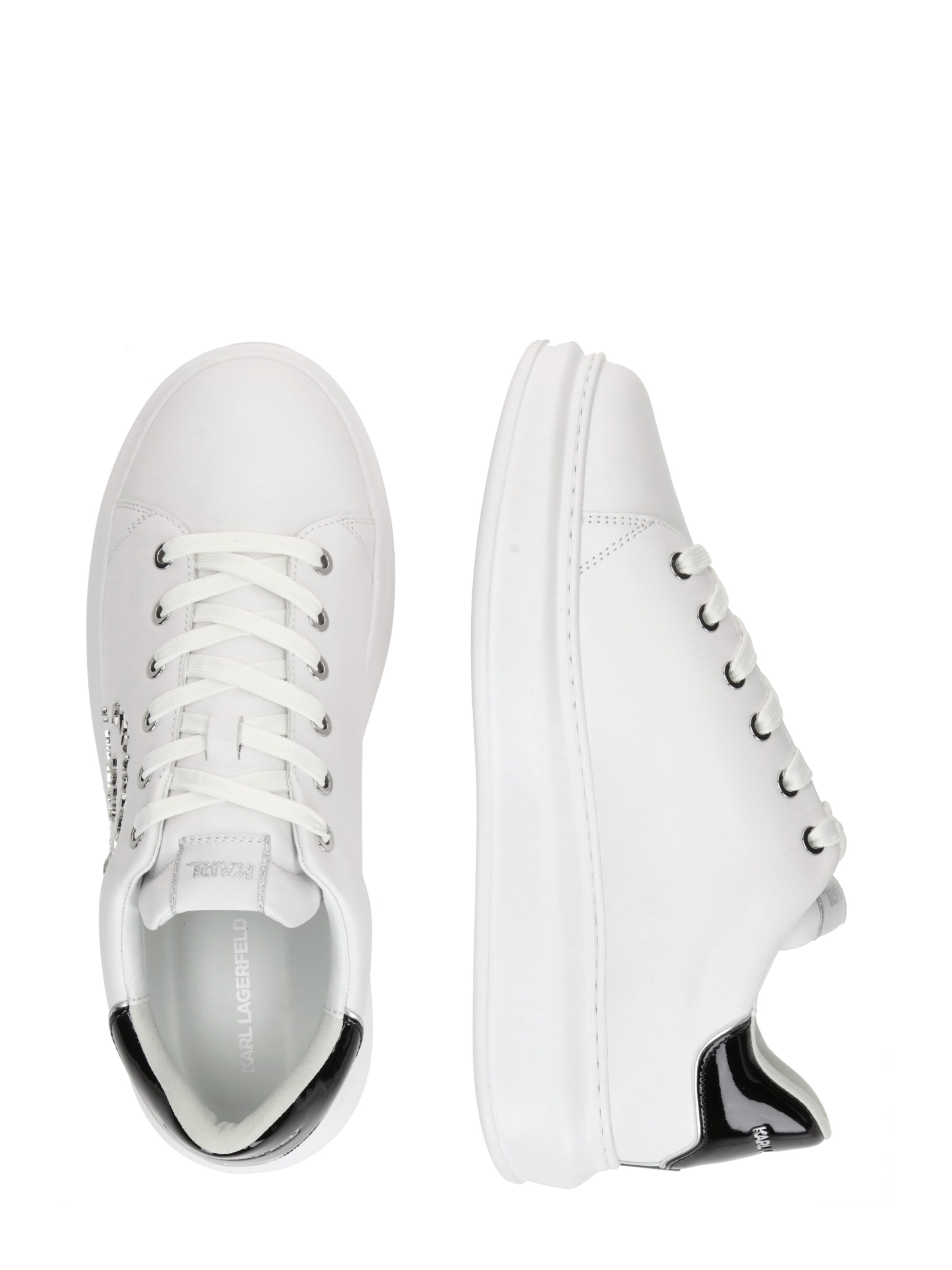 Sneaker bassa 'KAPRI' di Karl Lagerfeld in bianco