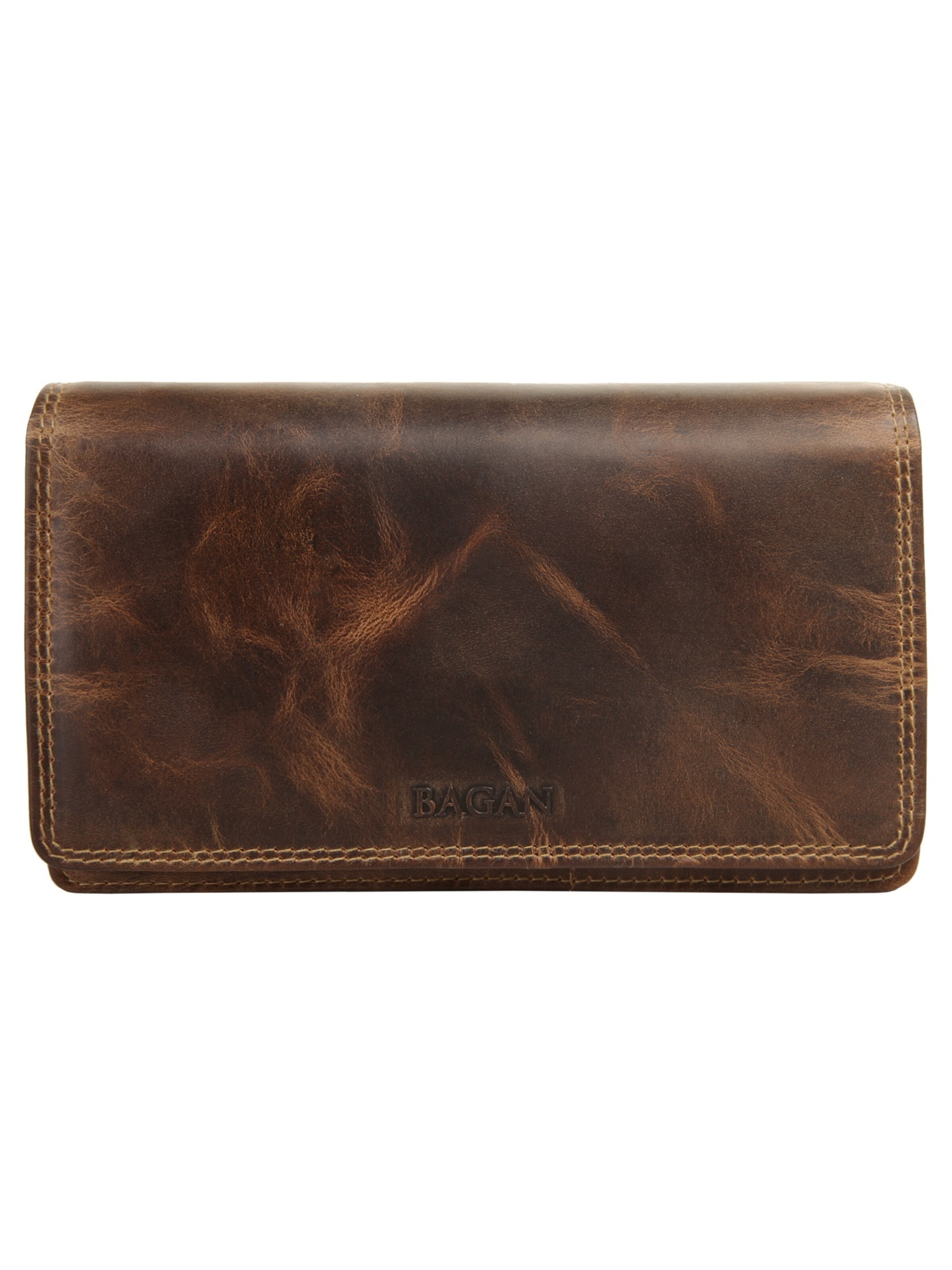 Bagan Wallet in Brown: front