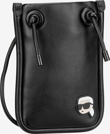 Karl Lagerfeld Crossbody Bag 'Ikonik 2.0' in Black: front