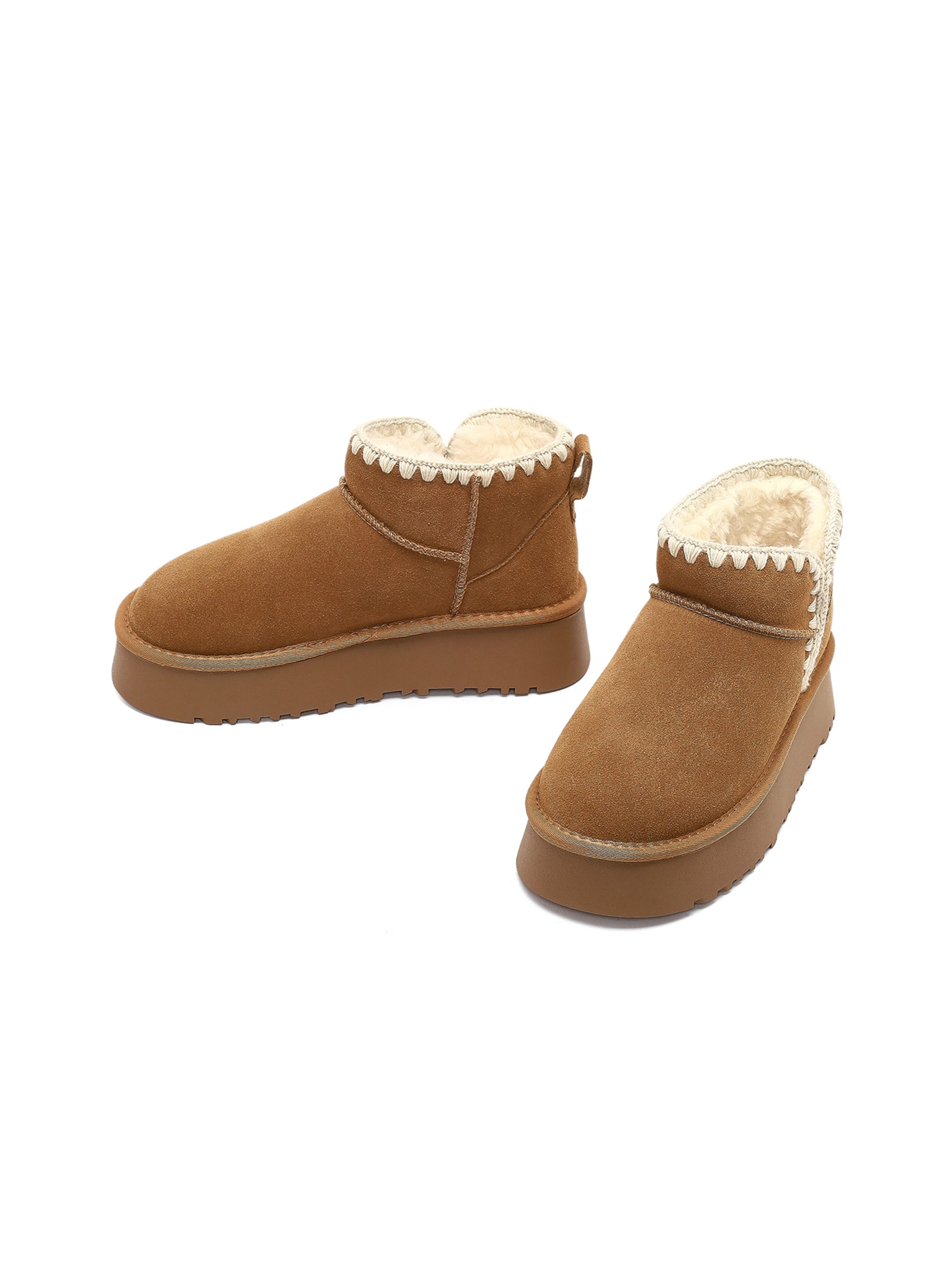Derimod - Botas de tobillo en beige