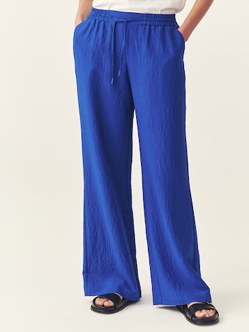 TATUUM Wide leg Broek 'Nimik' in Blauw: voorkant