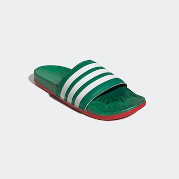 Flip-flops 'Comfort Adilette' de la ADIDAS SPORTSWEAR pe verde