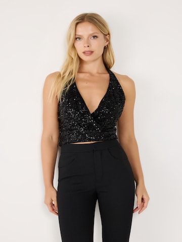 No Matter What Top in Schwarz