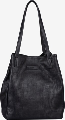 TOM TAILOR DENIM Schultertasche 'Arona Summer' in Schwarz: predná strana