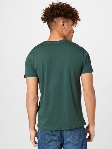 zaļš ALPHA INDUSTRIES Standarta piegriezums T-Krekls