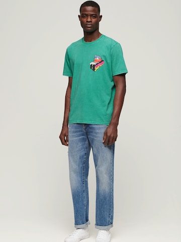 Superdry & Co Póló 'Travel' - zöld