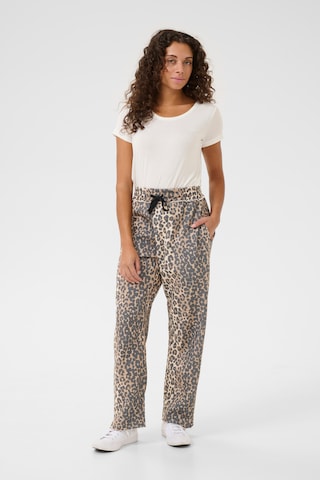 CULTURE Loosefit Bukser i beige