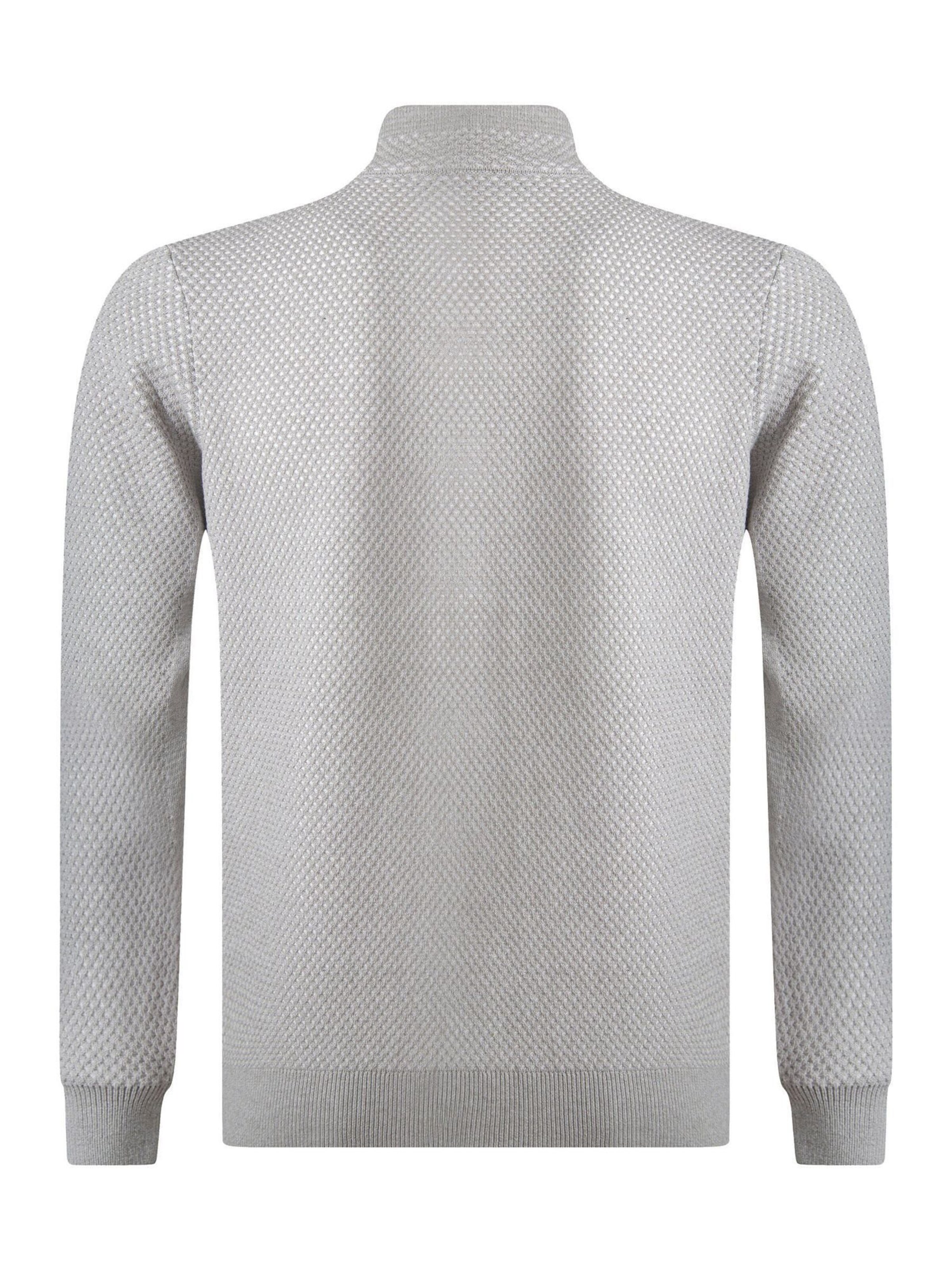 Geacă tricotată de la Jacey Quinn pe gri