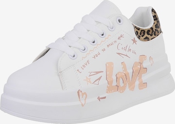 Ital-Design Sneakers in White: front