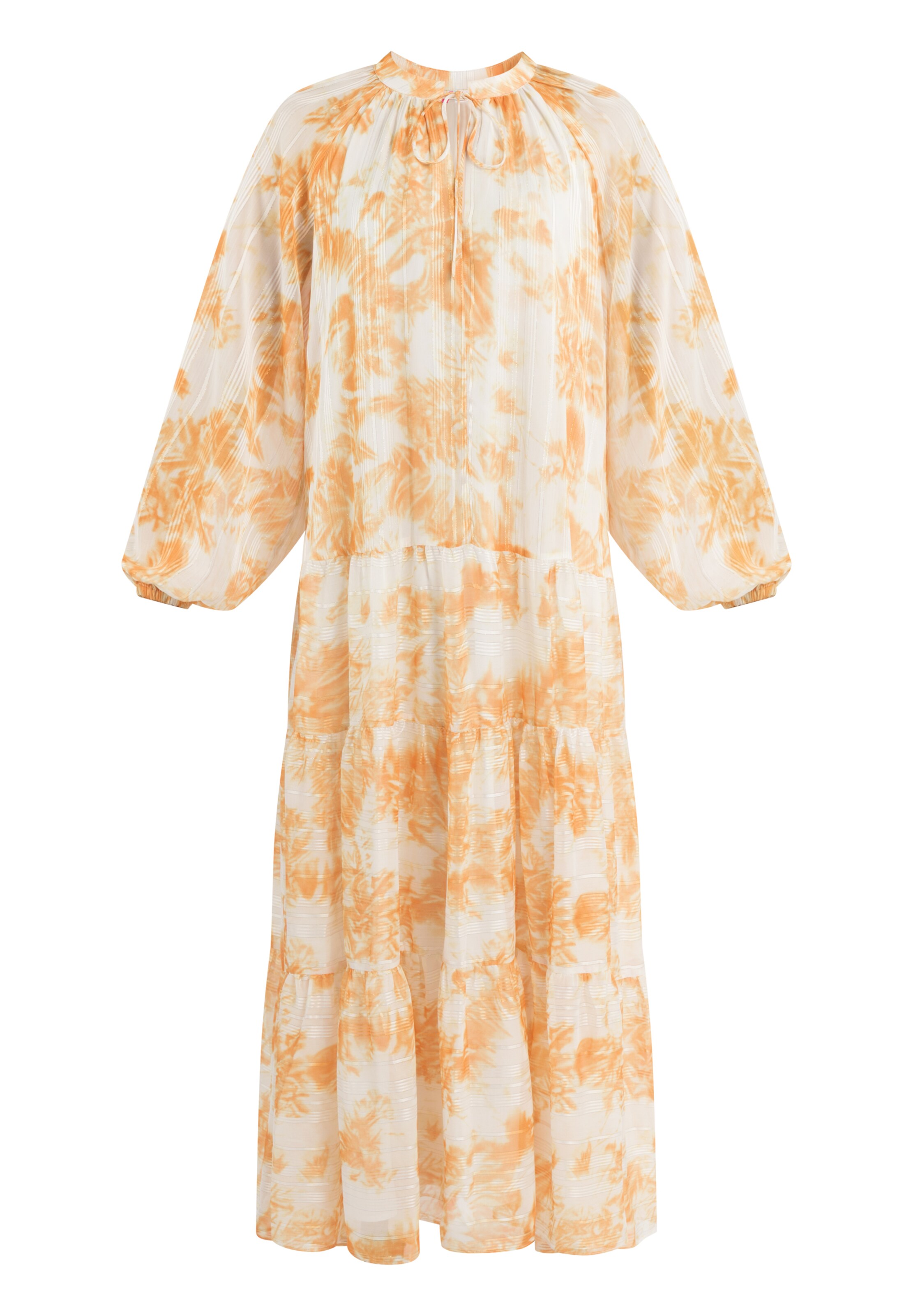 IZIA Καλοκαιρινό φόρεμα σε πορτοκαλί: μπροστά