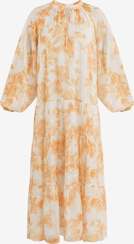 Robe-chemise IZIA en orange : devant