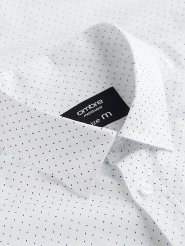 Ombre - Ajuste regular Camisa en blanco