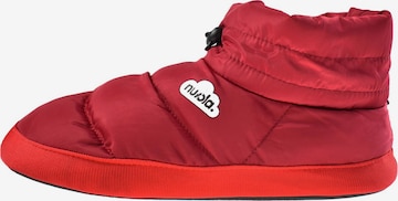 Nuvola. Hausschuh 'Boot Home Party' in Rot: Vorderseite