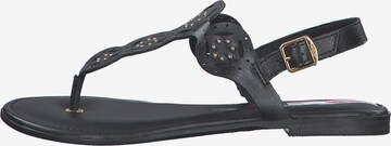 Flip-flops de la s.Oliver pe negru