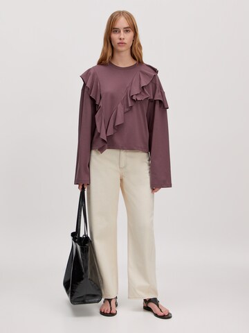 EDITED Shirt 'Oda' in Rood