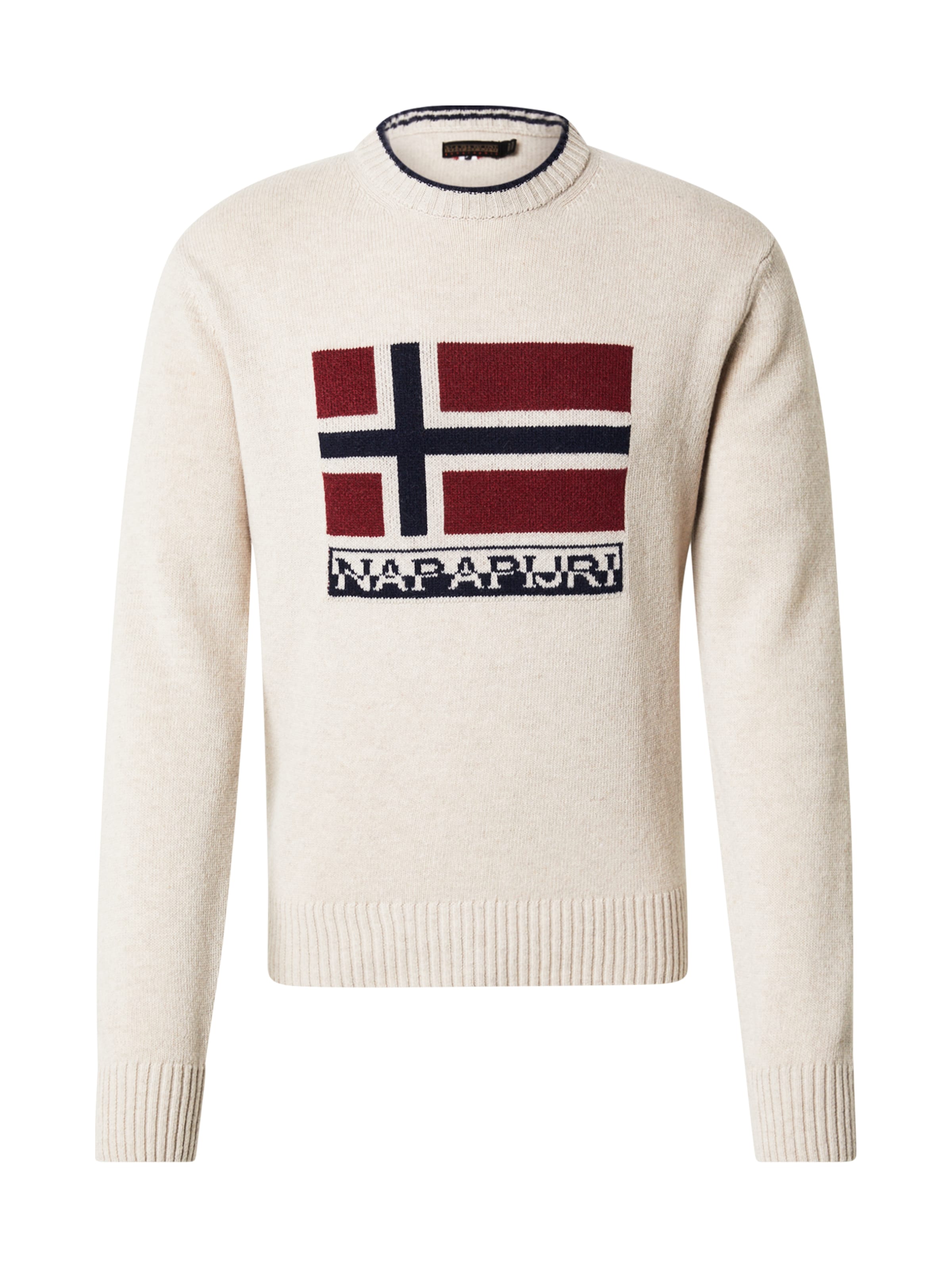 NAPAPIJRI Sweater 'D-SILVRETTA' in Beige: front