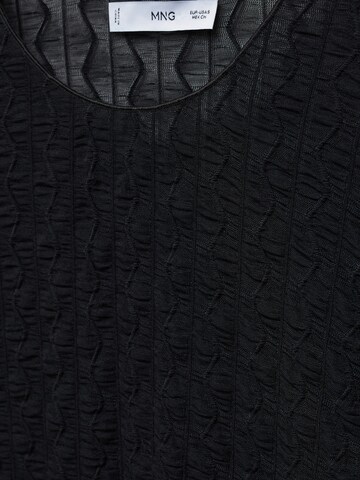 MANGO Koszulka 'SAUVI' w kolorze czarny