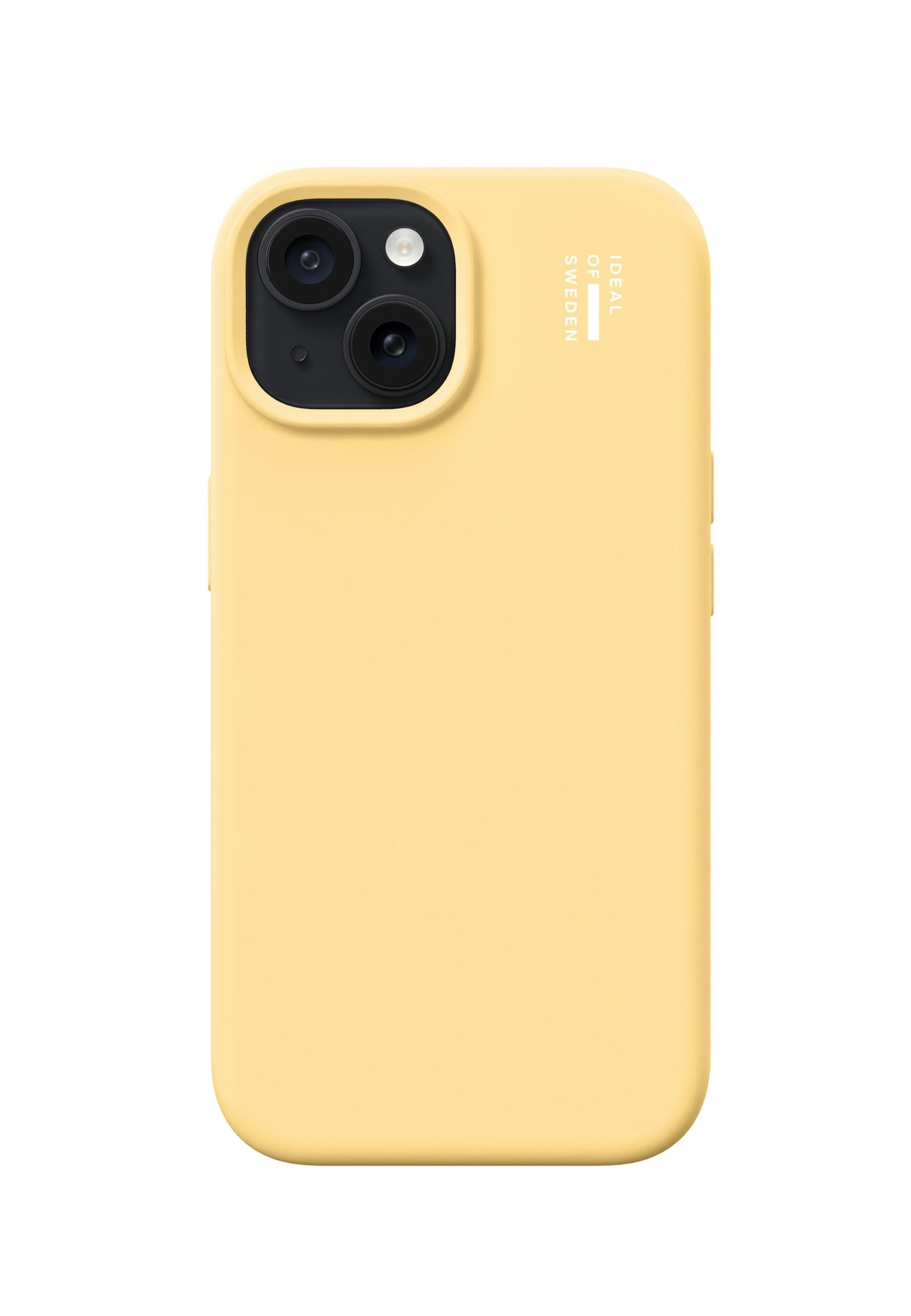 Protection pour Smartphone 'iPhone 13 / 14 / 15 / 16e' iDeal of Sweden en jaune : devant