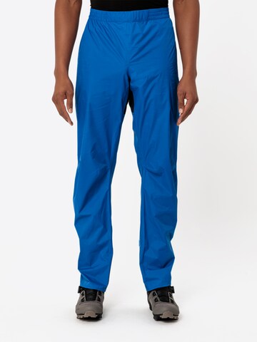 VAUDE Regular Sports trousers 'Drop II' in Blue: front