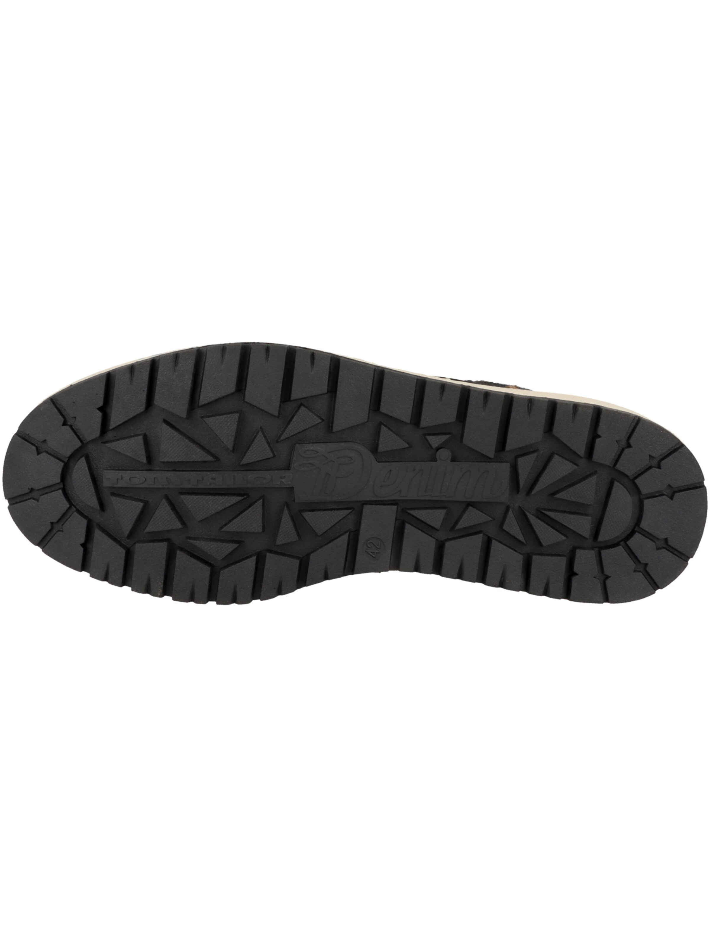 Bottines à lacets TOM TAILOR DENIM en noir