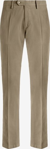 Coupe slim Pantalon chino Boggi Milano en vert : devant