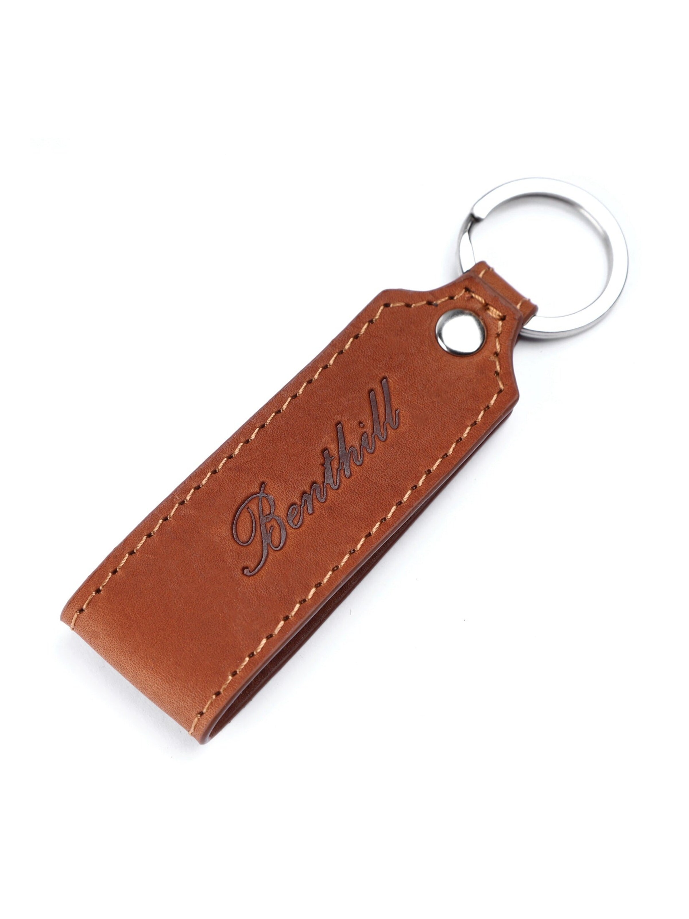Benthill Key Ring 'Bester Papa' in Brown
