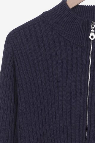 hessnatur Sweater & Cardigan in L-XL in Blue