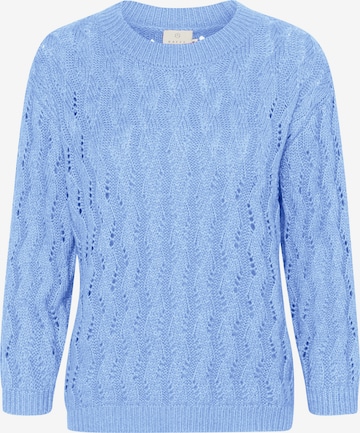 Pull-over 'Lena' Kaffe en bleu : devant