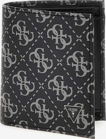 GUESS Wallet 'Vezzola' in Black: front