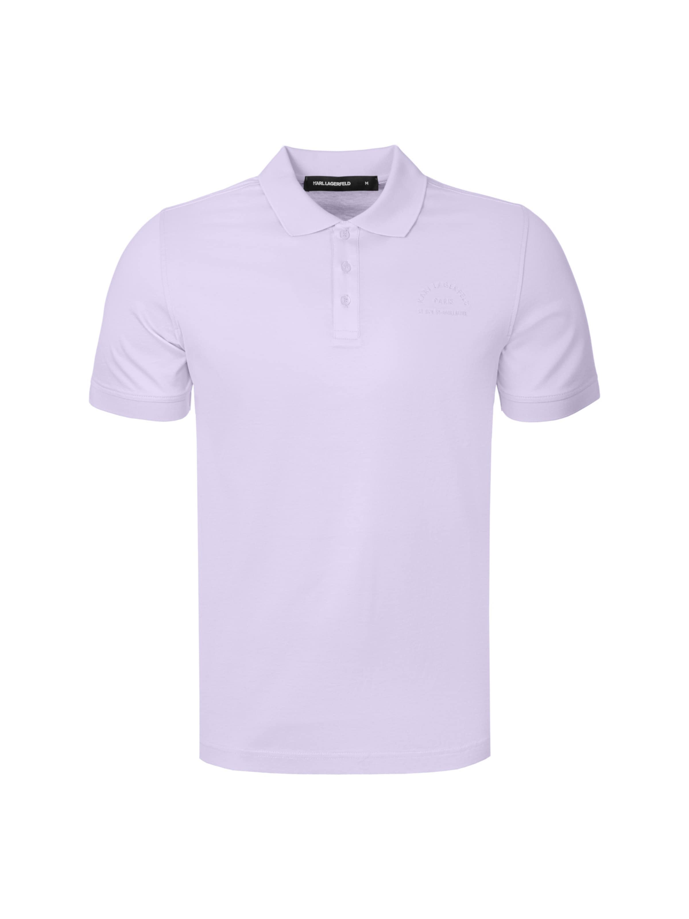 T-Shirt Karl Lagerfeld en violet : devant