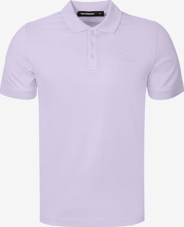 T-Shirt Karl Lagerfeld en violet : devant