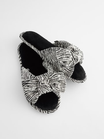 Next Slippers in Black